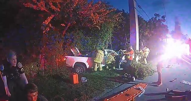 车祸满脸血无法呼吸　男子反遭警电击上铐