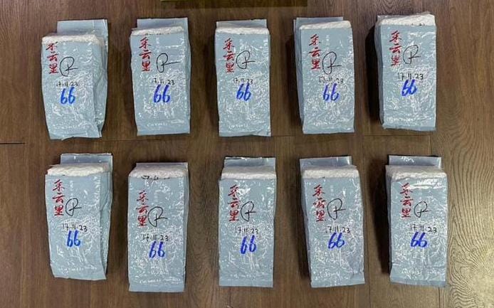 隆市警方捣破一宗贩毒案,起获10公斤冰毒捉6名毒贩