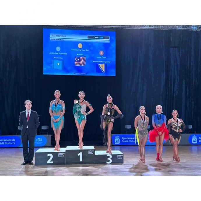 马罗卡舞蹈节|拉丁舞表现技惊全场 杨晓薇勇夺3金1铜