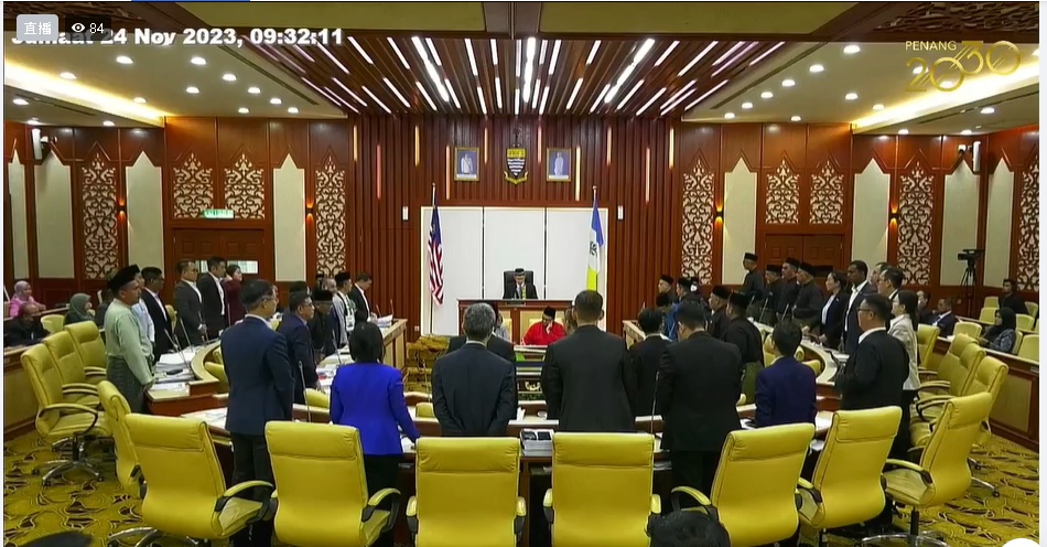 槟州立法议会通过动议表达与巴勒斯坦人民同在的立场