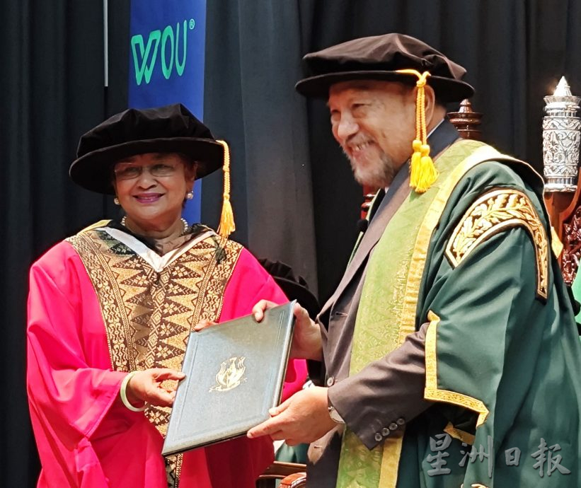 (全国版)祖莱娜获荣誉人文博士学位,乔治市马六甲入遗幕后推手
