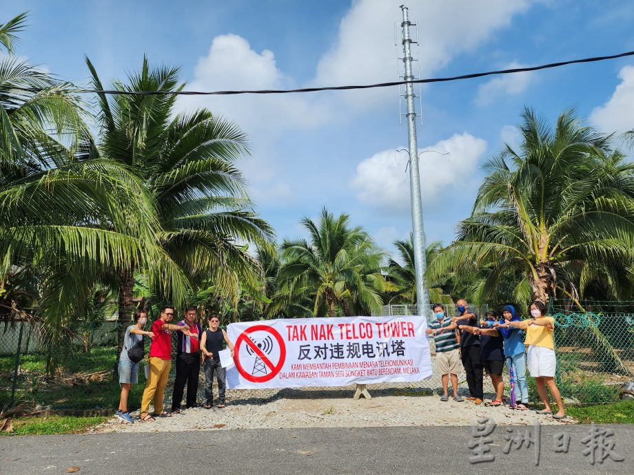 (古城封面副文)不满国州议员还未办对话会,电讯塔却开始接驳电缆,联署请愿书盼首长关注