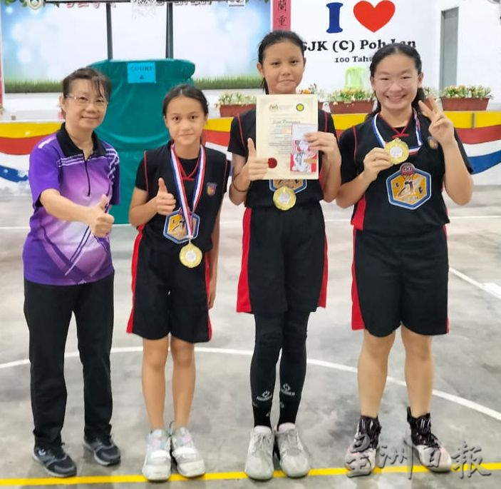 （古城第六版主文）马六甲11岁以下第一届LECSHINE杯三人篮球赛 甲65所华小186人参与