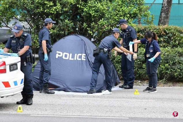 (已签发)柔:狮城二三事:狮城快速公路致命车祸父子亡 肇事卡车司机逃逸后落网