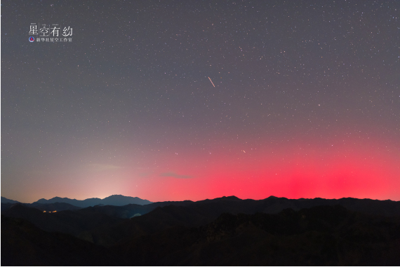 中北方多地上演极光秀  “神州北极”漠河红绿交织 