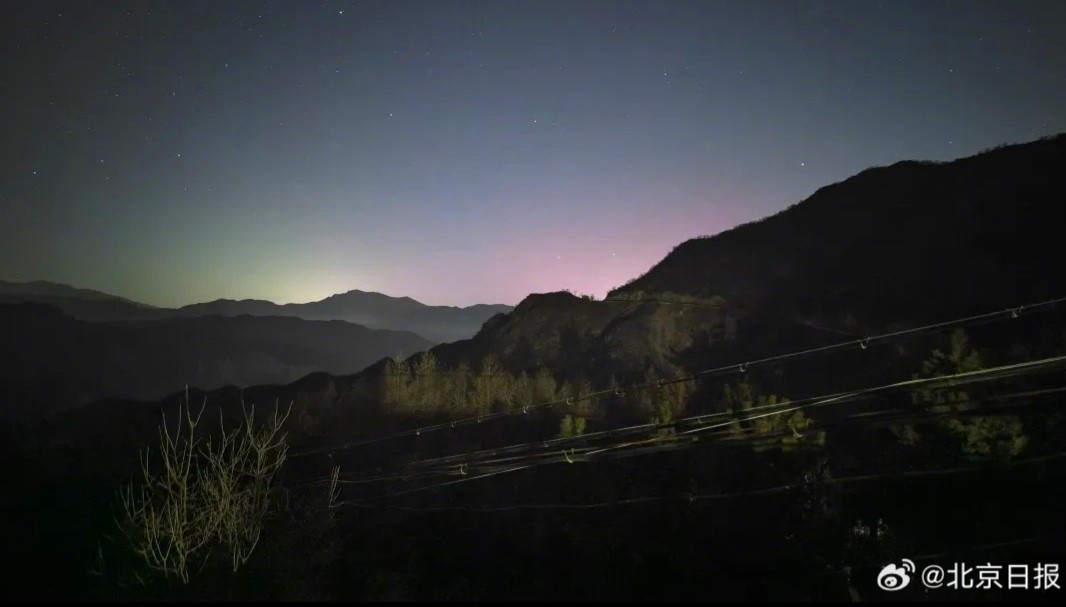 中国多地出现极光 气象局发布地磁暴预警 或影响飞行通信