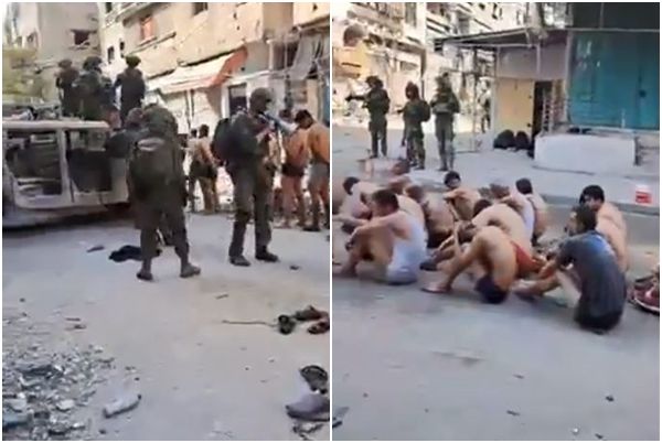 加沙人“惨遭脱衣羞辱”双手反绑又蒙眼　人权组织：以军毒打平民 