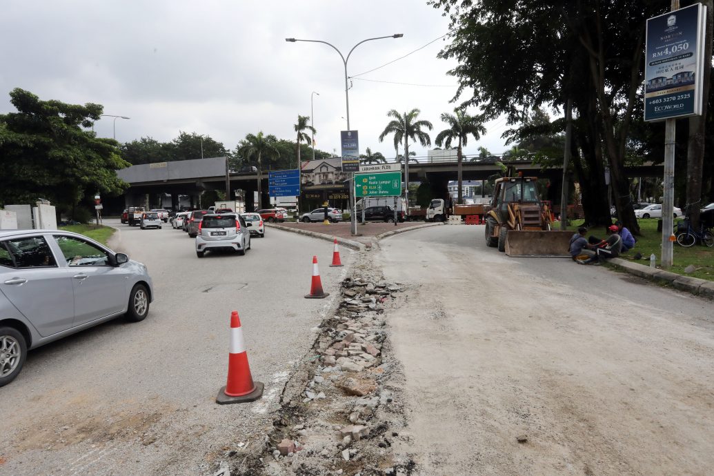 大都会/百家利滞洪池工程封路