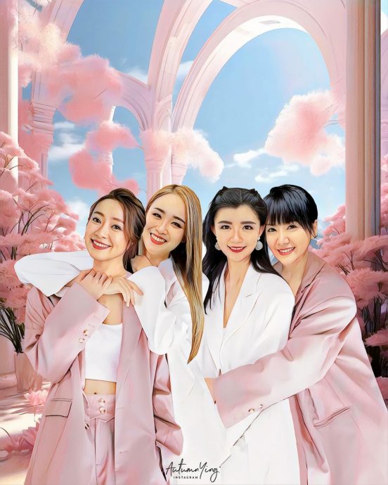 大马插画家圆满四个女生重聚惹泪 金燕子点赞求原图收藏