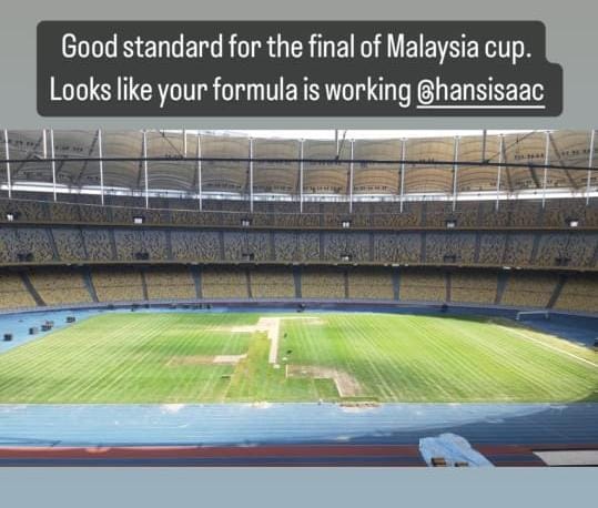 大马杯足球赛决赛周五就开战 国家体育场球场修复好了吗?