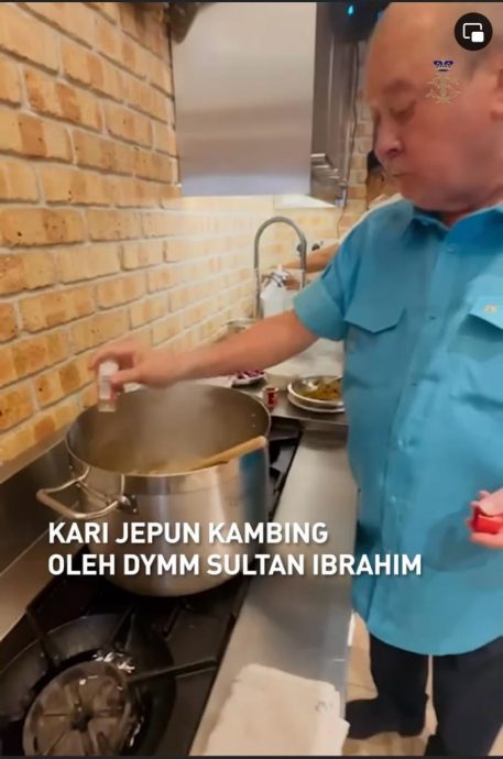 **已签发**柔(只供网):“朕的秘密食谱”,柔苏丹陛下煮日式咖哩羊肉