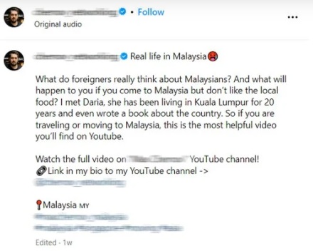  批大马工资低 难获公民权  大马网民呛外国女：为何你待在这里20年？