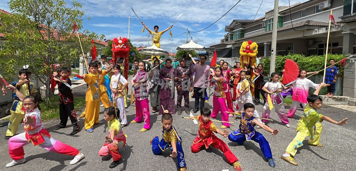 暖势力∕(全国版)中华武术龙狮结合马来鼓为巫裔婚礼表演助兴