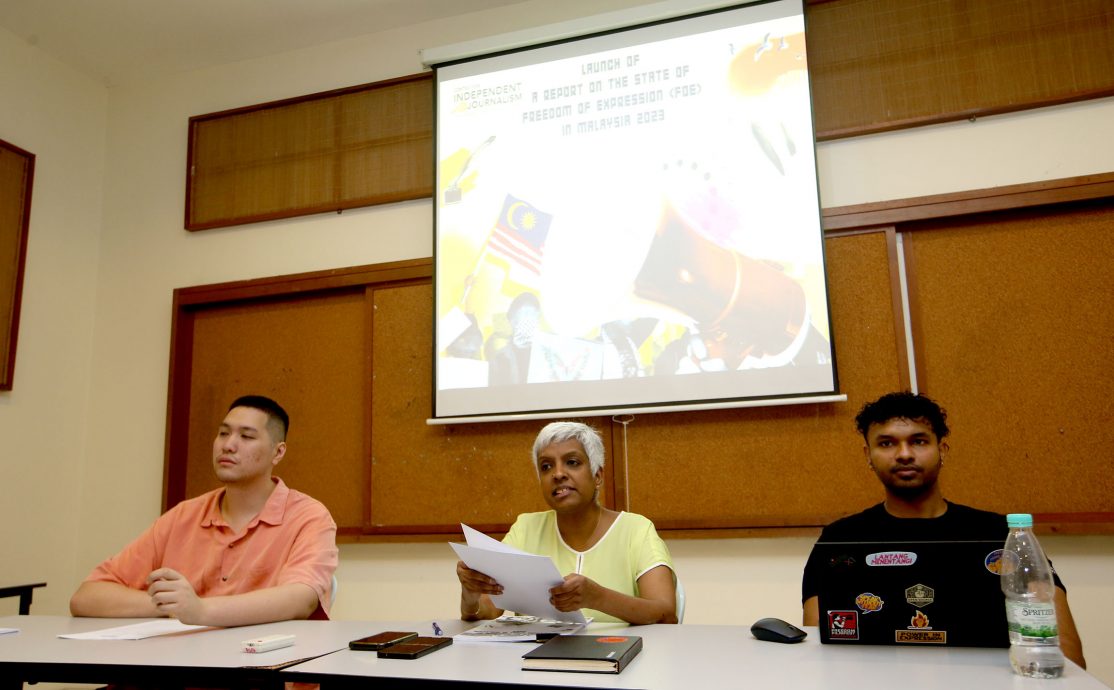 独立新闻中心发布2023年言论自由现状报告/