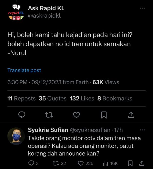 男子LRT霸座|拍到吃东西剥蒜证据 “Rapid KL还等什幺?”