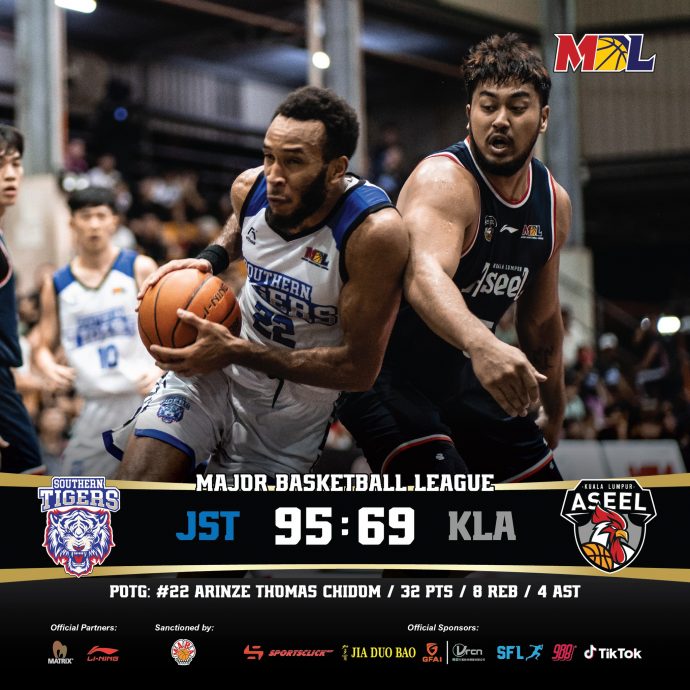 第2季大马篮球联赛  UCSI星航挫槟城昇阳少年  南虎送战斗鸡8连败