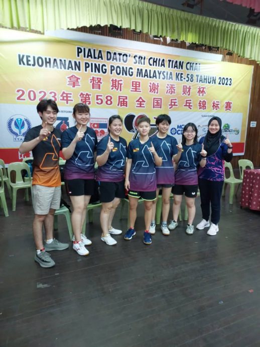 第58届全国乒乓赛团体赛| 决赛分挫吉打柔佛 隆男砂女重夺冠军
