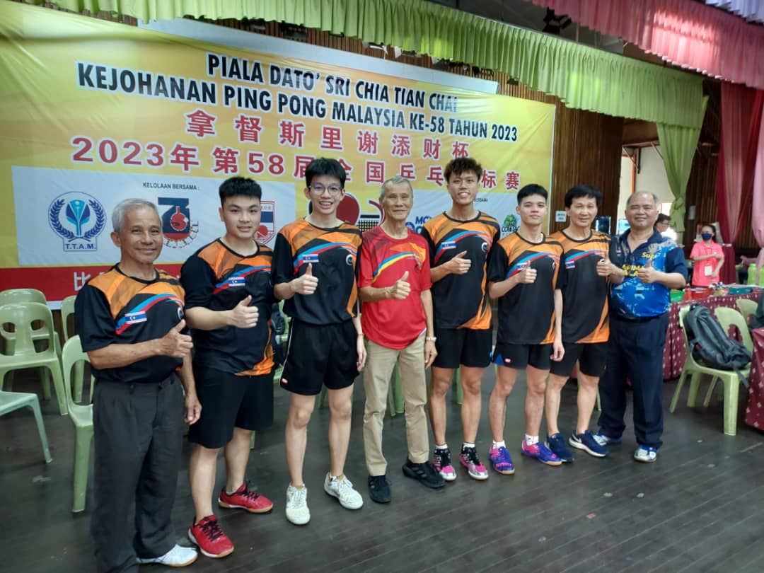 第58届全国乒乓赛团体赛| 决赛分挫吉打柔佛 隆男砂女重夺冠军