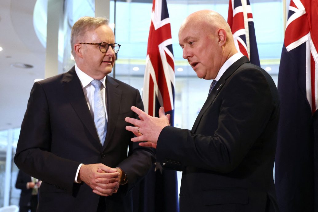 纽西兰总理卢克森访澳 冀加入AUKUS