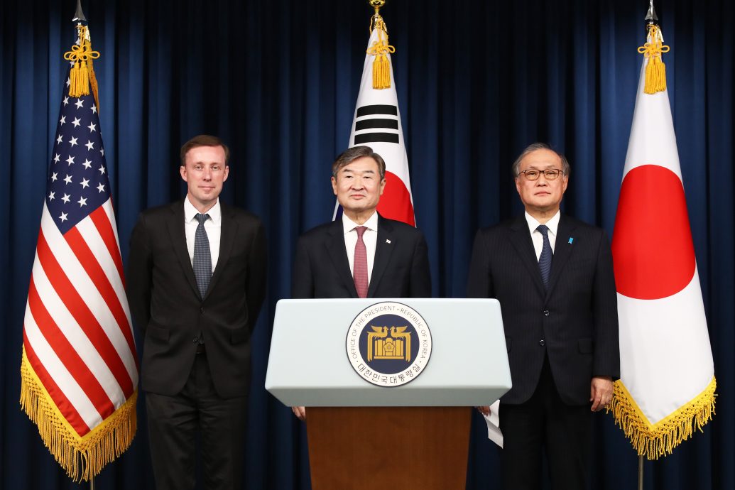 美日韩国安首长会谈 重申共同维护台海和平稳定