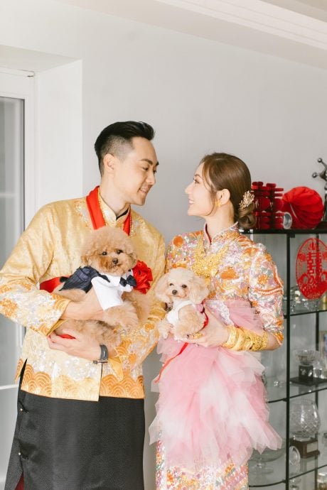 蔡嘉欣富贵出嫁　金器挂满身闪爆出嫁