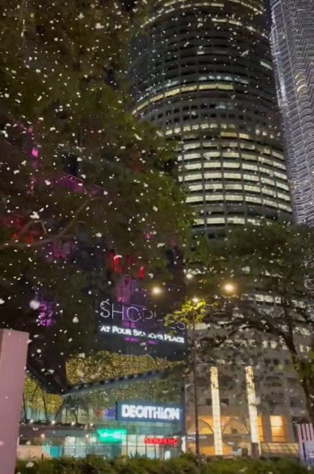 视频 | KLCC“下雪”了！美景惊艳大批网民