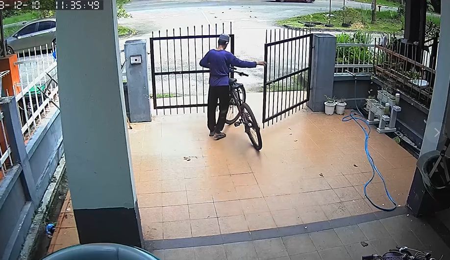 轻松自如有礼貌 偷脚车嫌犯疑似身心障碍人士