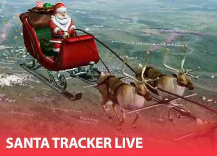 飞过大马3个地方　你有看到圣诞老人吗？