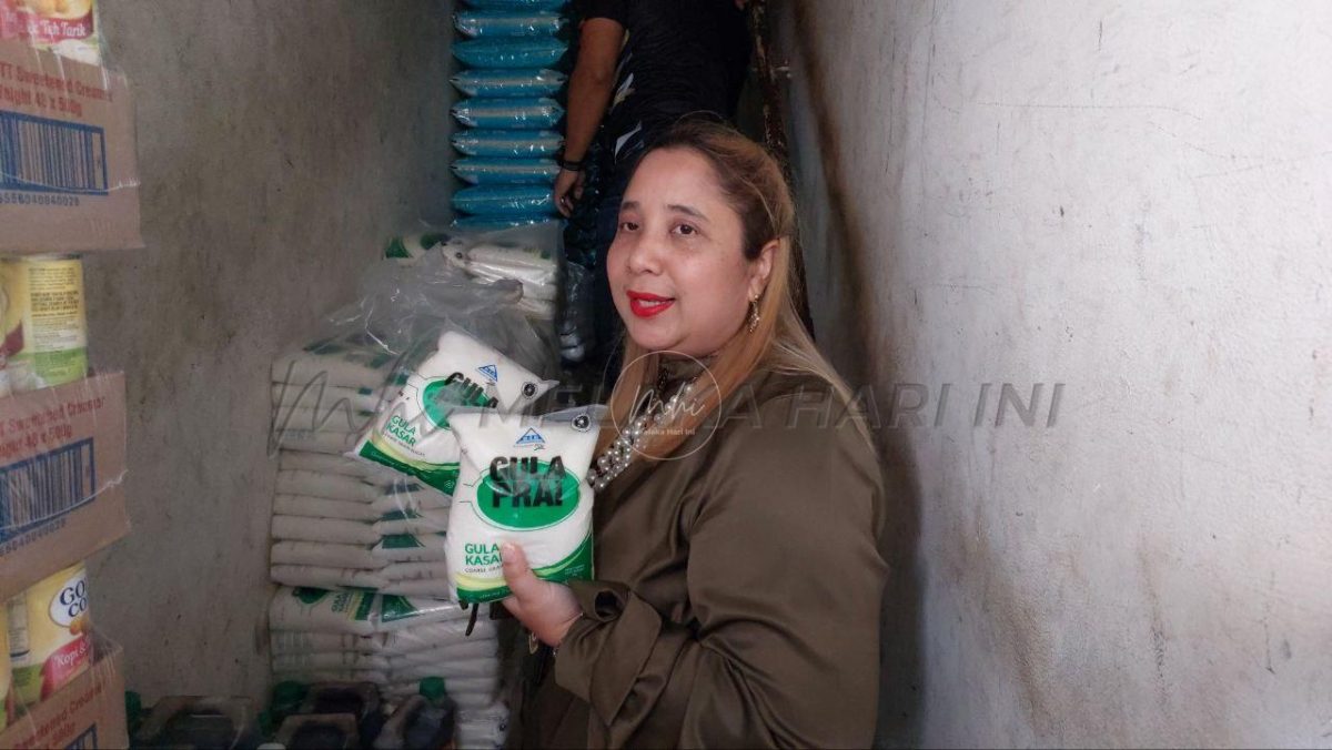 (古城第五版主文)业者不法囤积超过550公斤的白糖和包装食油