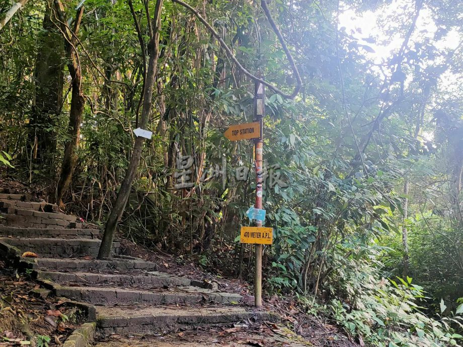 (大北马)在山中:升旗山古迹山径