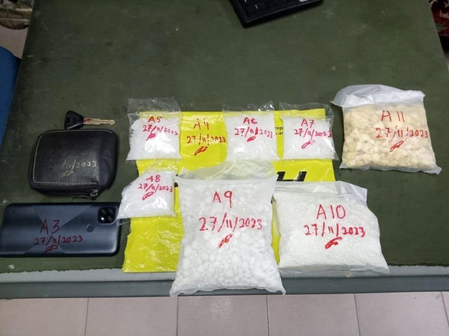 (大北马)拥毒男子逃逸2周住家落网,助总值2万5000毒品案