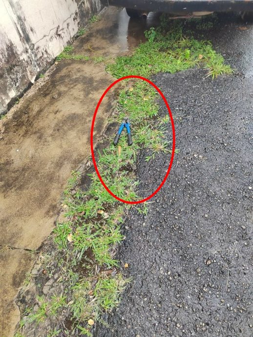 (大北马)窃贼偷摩托车留下干案工具,屋主自嘲:大剪刀换摩托车?