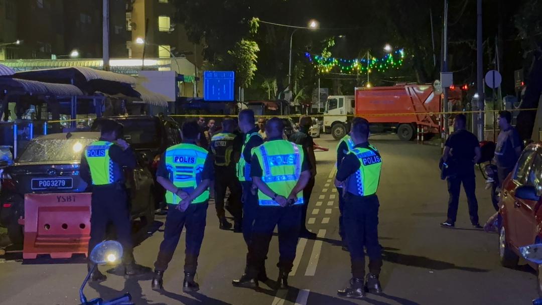 (大北马)组屋持械斗殴案 男子持的是假枪