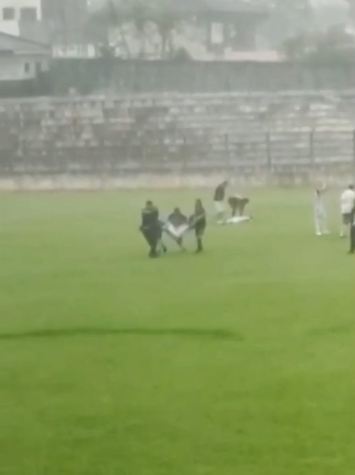 (视频)闪电击中球场酿1死6伤 多人倒地画面曝光