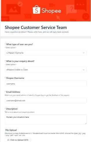 eMadani电子现金被拒?上诉步骤这里看!