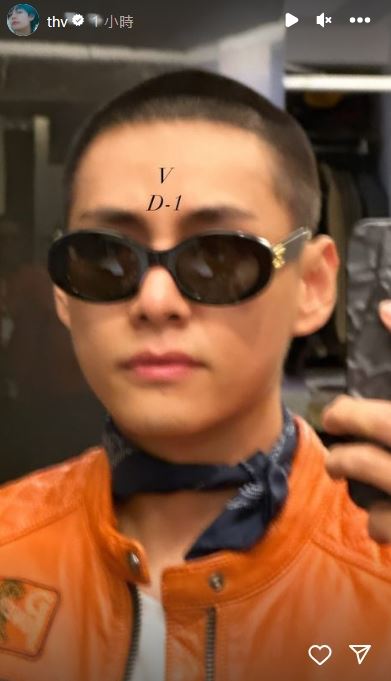 V、RM正式入伍 裸身视讯泄柾国平头