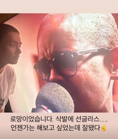 V、RM正式入伍 裸身视讯泄柾国平头