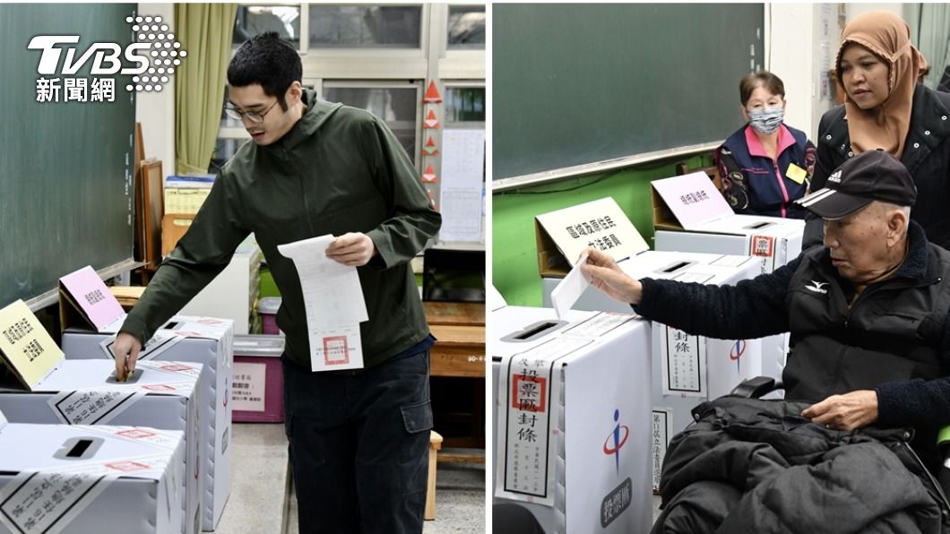 2024台湾大选／人潮挤爆投票所狂排3圈　网见「一景象」惊呆了
