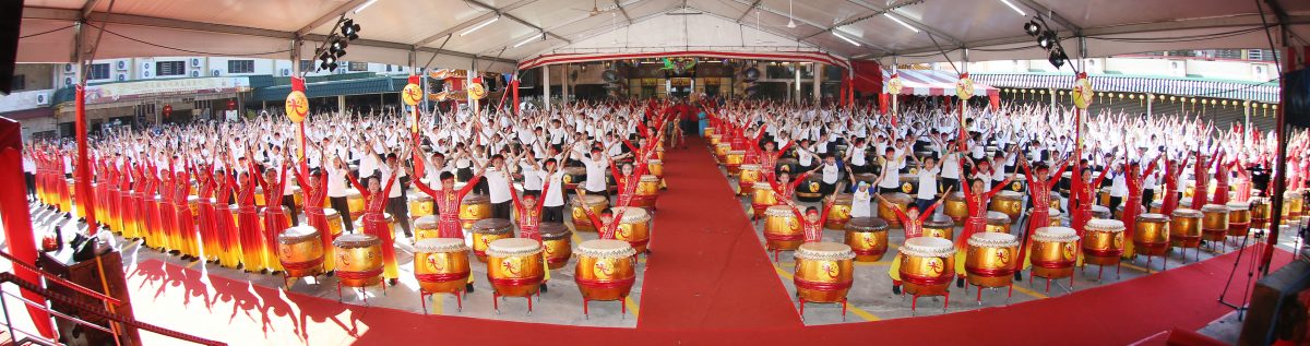 508马新鼓手敲击中华鼓 列入大马纪录大全