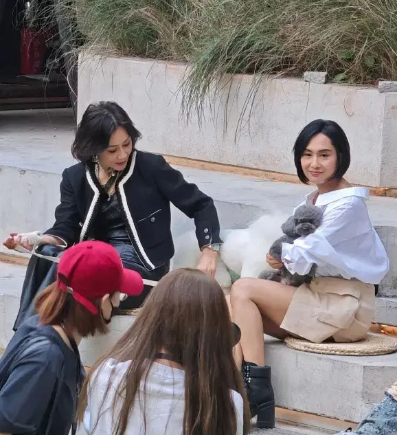 58岁刘嘉玲同框朱茵 年长6岁外形竟更优胜