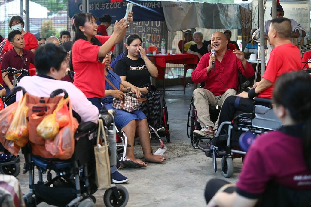 大都会-（双头之一）大马残障自立协会办障友新春聚餐／8图