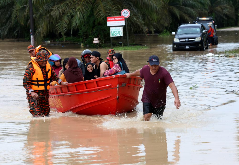 **已签发(供网文)**柔︰截至12PM,柔水灾受灾人数增至7959人