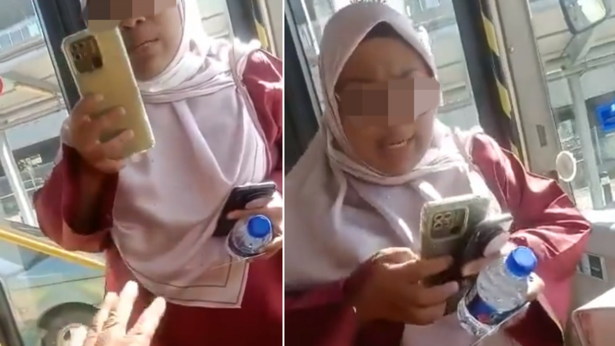 巴士到站后迟开车门 女乘客怒骂司机:我要投诉!