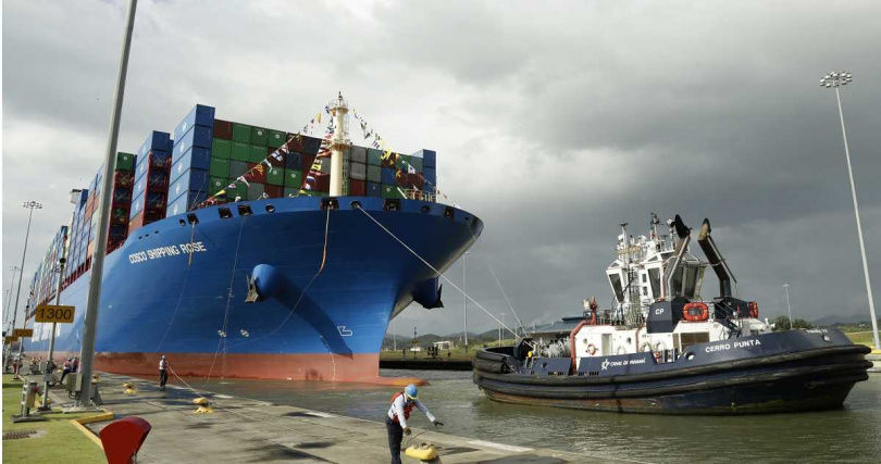 巴拿马运河乾涸 马士基:采采陆桥通行