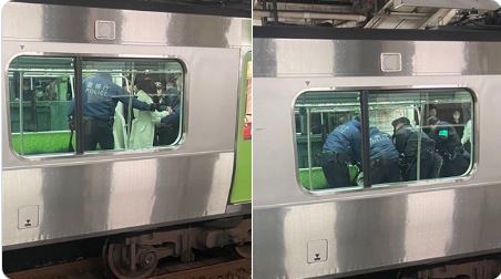 日本不太平 !地震飞机相撞后 女子电车持刀刺人4伤 多个县市收炸弹威胁 凶刀另有「剁骨菜刀」