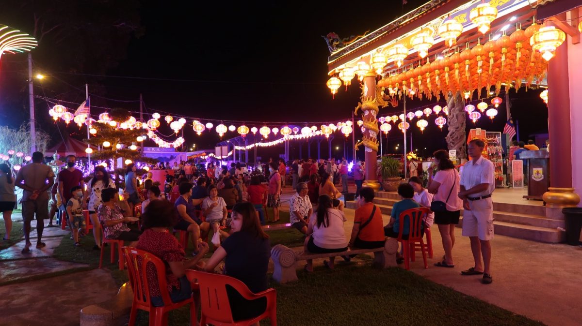 柔︰利民达云峰宫“夜光”迎龙年,冀成游客打卡景点