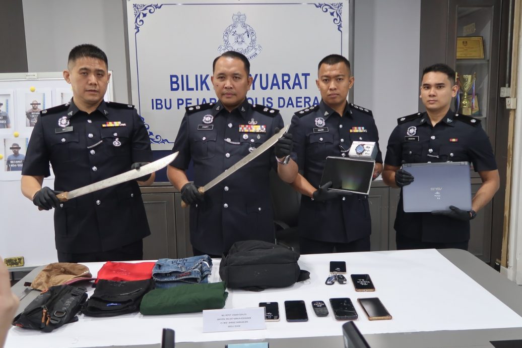 柔︰持刀破门捆绑事主抢刧,昔警方两州三地捕5嫌