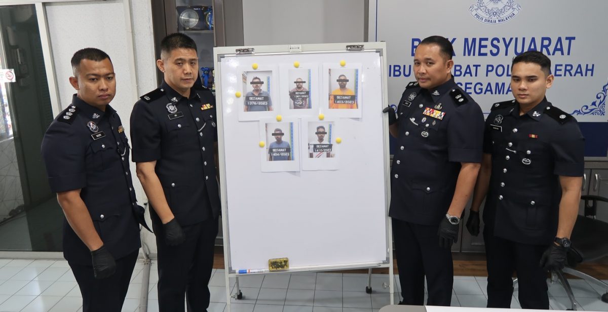 柔︰持刀破门捆绑事主抢刧,昔警方两州三地捕5嫌