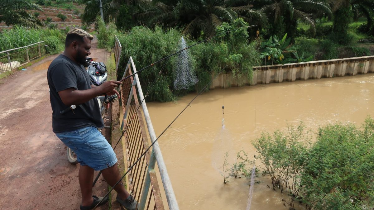 柔︰雨量中等河水却爆涨  三合港人虚惊