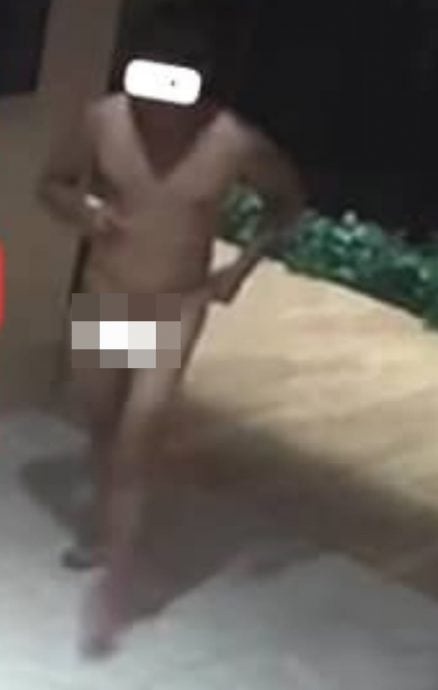 柔: 疑受情伤全裸上街 外籍男子被警逮捕